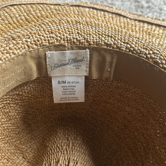 Disney Straw Hat with Blue Accents - Picture 5 of 6